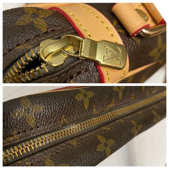 🌺👜NEW LEATHER Louis Vuitton Compiegne 23 Crossbody Bag 💼 TH0950 - Picture 6 of 8
